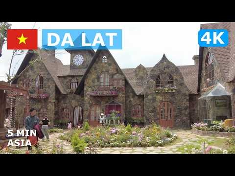 🇻🇳 Vietnam - Da Lat: 5 Minutes Walking Tour - 4K