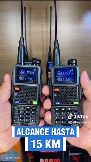 Walkie Talkie UV 5RH: Conexión potente y duradera