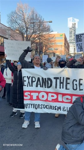 RIGHT NOW: Hundreds in Salt Lake City, UT call for a general strike. The march is one of many nationwide emergency protests that erupted after the killing of Alex Pretti in Minneapolis. | BreakThrough News