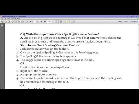 Unit 4 Word Processing Important Questions Answers For Exams | By Simran Kaur