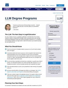 LLM Degree Programs - SlideServe