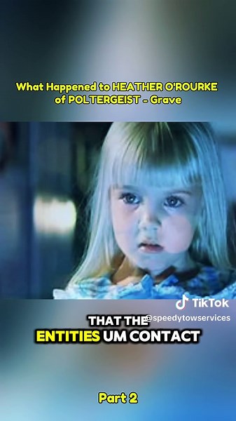 The Tragic Story of Heather O'Rourke from Poltergeist