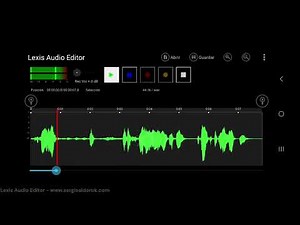 Editor de audio gratuito y fácil para dispositivos móviles - Lexis Audio Editor Tutorial