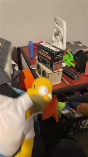 Vecna gets brutally mauled by a Homer wielding a hammer before Marge drops an epic beat #fyp #meme #thesimpsons #xyzbca #viral