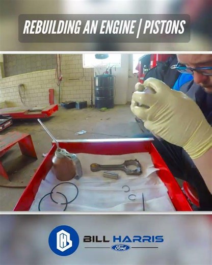 Timelapse rebuilding an engine | Pistons