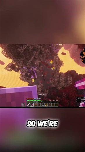 Minecraft Nether: Fire Immunity Makes Lava Exploration Easy! #shorts
