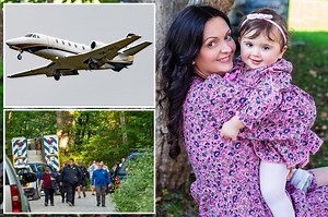 Authorities respond to the scene of plane crash that left four dead in Virginia