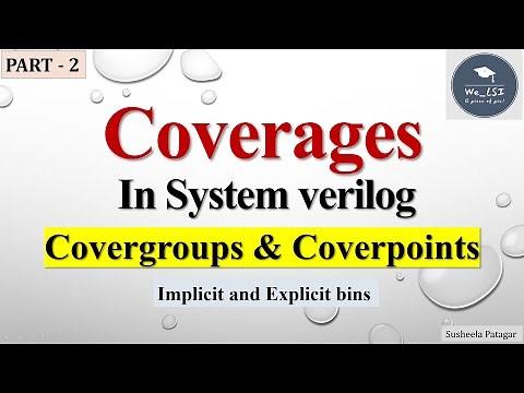 Covergroup,Coverpoints and Bins| PART-2 | in #systemverilog #vlsi #verification #learning #tutorial