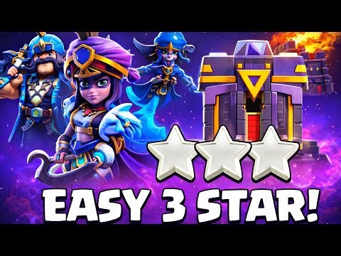 Get 3 stars new january season challenge event 😱✅easy strategy 🤝🔥#coc #gaming
