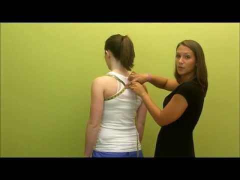 Taking a shoulder measurement