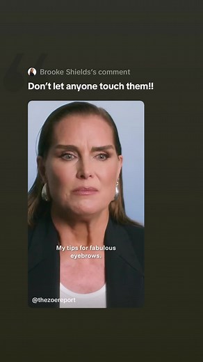 Brooke Shields on Eyebrows: Natural Beauty Tips & Trends