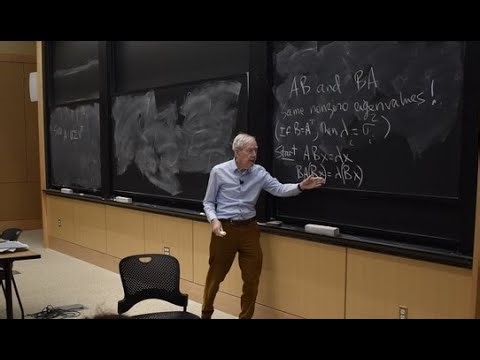 Gilbert Strang's Final MIT Lecture