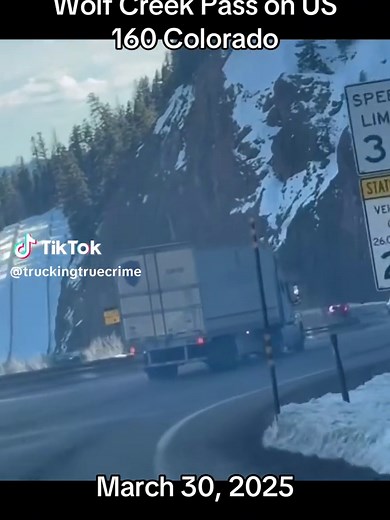 Truck Driver Navigates Runaway Ramp at Wolf Creek Pass