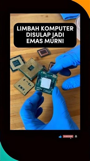 Computer waste into gold #gold #puregold #preciousmetal #computer #waste #goldinvestment #viralvideo