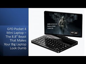 GPD Pocket 4 Mini Laptop – The 8.8" Beast That Makes Your Big Laptop Look Dumb
