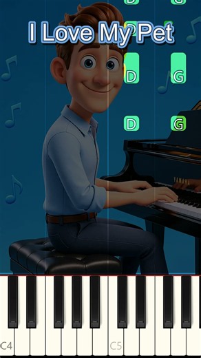 I Love My Pet | EASY Piano Tutorial | Super Simple Songs #easypiano #easypianotutorial