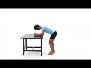 Shoulder Flexion Stretch (Table)