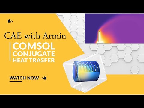 🔥🌡️ COMSOL Tutorial: Conjugate Heat Transfer Simulation 🔧