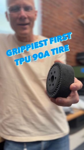 Formlabs on Instagram: "The most popular swerve drive, and many iterations of the bolt-in-replacement tire later, here is the grippiest first tire you’re ever going to see! Version 40, printed in @formlabs TPU 90A 👉 LINK IN BIO TO LEARN MORE . . . . #tpupowder #swervedriver #swervedrive #robotics #FormlabsTPU #formlabs #formlabsprinter #additivemanufacturing #3dprintingcommunity #3dprintingindustry #3dprintingworld #3dprintingtechnology #slsprinter #formlabsfuse #grippytires #grippytire #formla