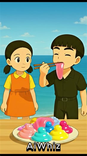 Squid Game AI Edible Slime ASMR #squidgame #aiwhiz #squidgame2 #ai #asmr