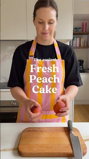 The best Peach Cake I’ve ever had 🍑