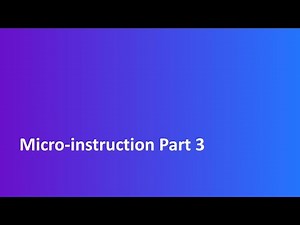 Ch - 7 | Tutorial - 7 | Micro program | Microinstruction Format Part 3 | CO / COA
