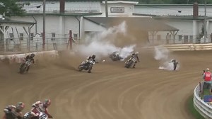 164K views · 2.3K reactions | Check out Shawn Baer's wild ride at the Indy Mile AMA Pro Flat Track Grand National | American Flat Track | Facebook