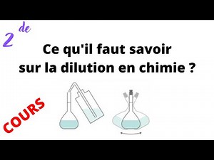 Ce qu'il faut savoir sur la dilution en chimie (Cours 2de)