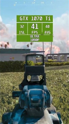 Battlefield™ REDSEC - GTX 1070 Ti (2025) | Bajo-Exceso | 1080p Benchmark Fast