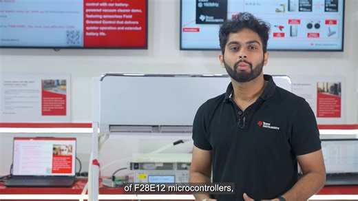 The F28E12 brings advanced real-time control to a wide range of motor-driven applications - from home appliances to industrial systems. It supports high-speed FOC operation with up to 60 kHz control loop bandwidth. In cordless vacuum cleaners, the high throughput enables ultra-high-speed operation, smoother motor control, reliable startup, better battery efficiency, and consistent high performance. For blower fans and HVAC systems, advanced dead-time compensation algorithms help reduce harmonic 