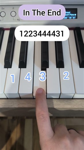 In The End piano tutorial #piano