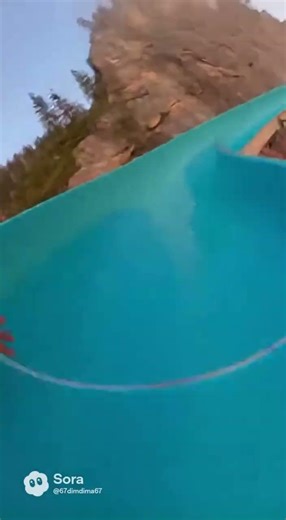 Very beautiful and extremely waterslide