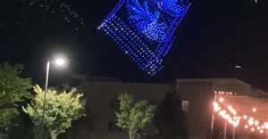 Intel Drone Light Show Makes Incredible Spectacle in the Sky