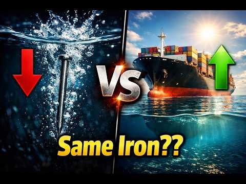Why Iron Ship Floats but Iron Nail Sinks?