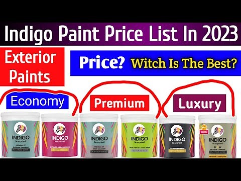 Indigo Exterior Paint Price List & Review | Indigo Paints Tutorial Video