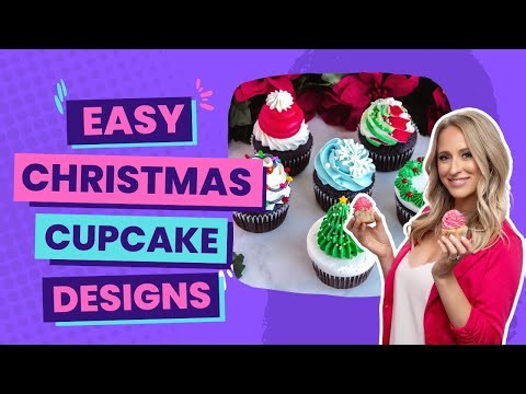 Easy Christmas Cupcake Designs | Perfect for Holiday Baking!