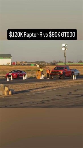 $120K Ford Raptor R vs $90K Ford Mustang Shelby GT500 | Speed Phenom