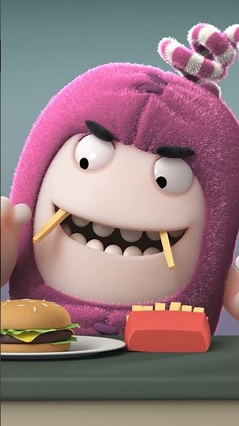 POV: Food is Life! 🍔🍕😋 YUMMM! #oddbods #FunnyCartoons