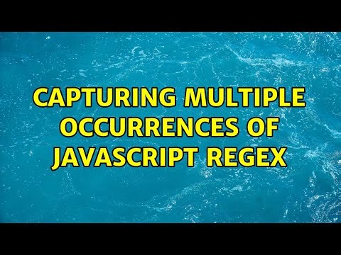 Capturing multiple occurrences of javascript regex