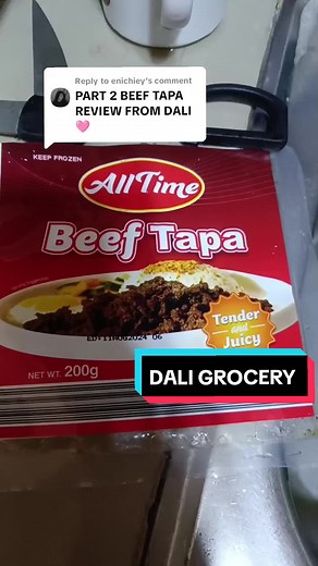 Cooking Beef Tapa from Dali Grocery: Flavorful and Affordable