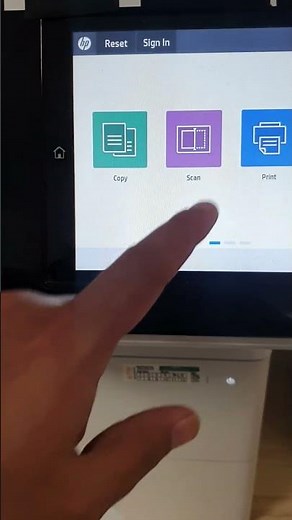 How Scan Documents Laser Jet Wnterprise MFP M528 #youtubeshorts