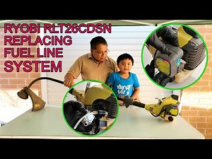 VTECH 25 - Ryobi RLT26CDSN Replacing Fuel Line System