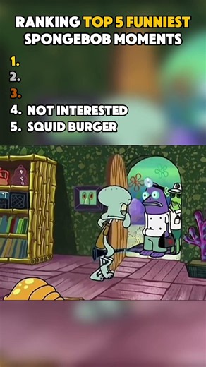 Ranking The Funniest SpongeBob Moments #3!