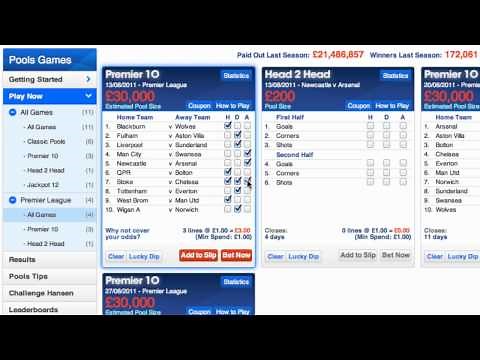 How to win the Football Pools