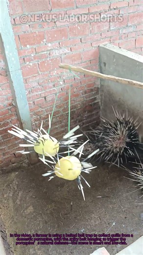 Domestic Porcupine Quill Harvesting Hack! Safe Farm Collection Method