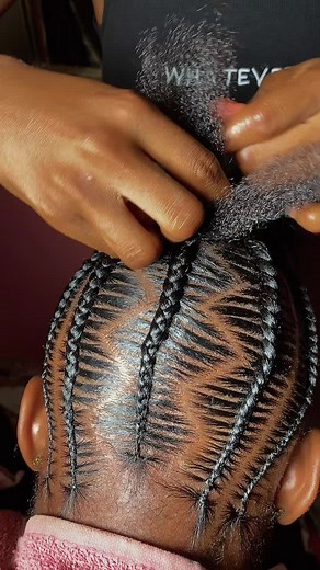 Intricate Hair Braiding Process Step-by-Step