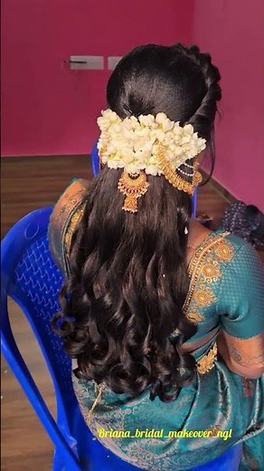 #hairstyle #receptionhairstyle #bridalmakeup