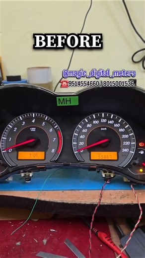 Toyota Corolla SPEEDOMETER background light modified ✅9514554660 / 8015001536