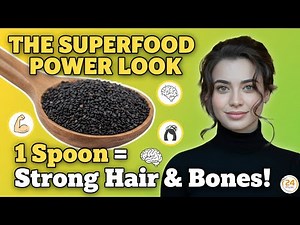 20 Benefits of Eating 1 Spoon of Black Sesame Seeds Daily for (Hair, Bones, Nerves, Heart & Mood)