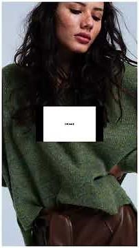 OVERSIZED GREEN SWEATER